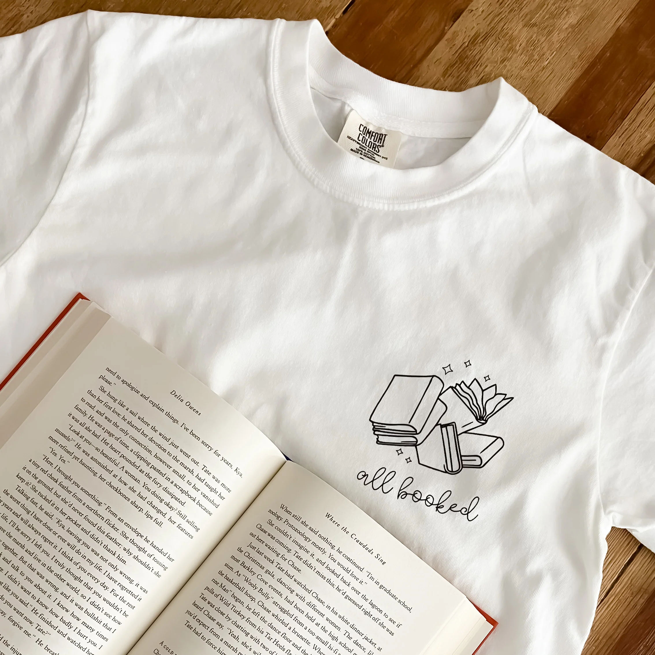 All Booked Tee