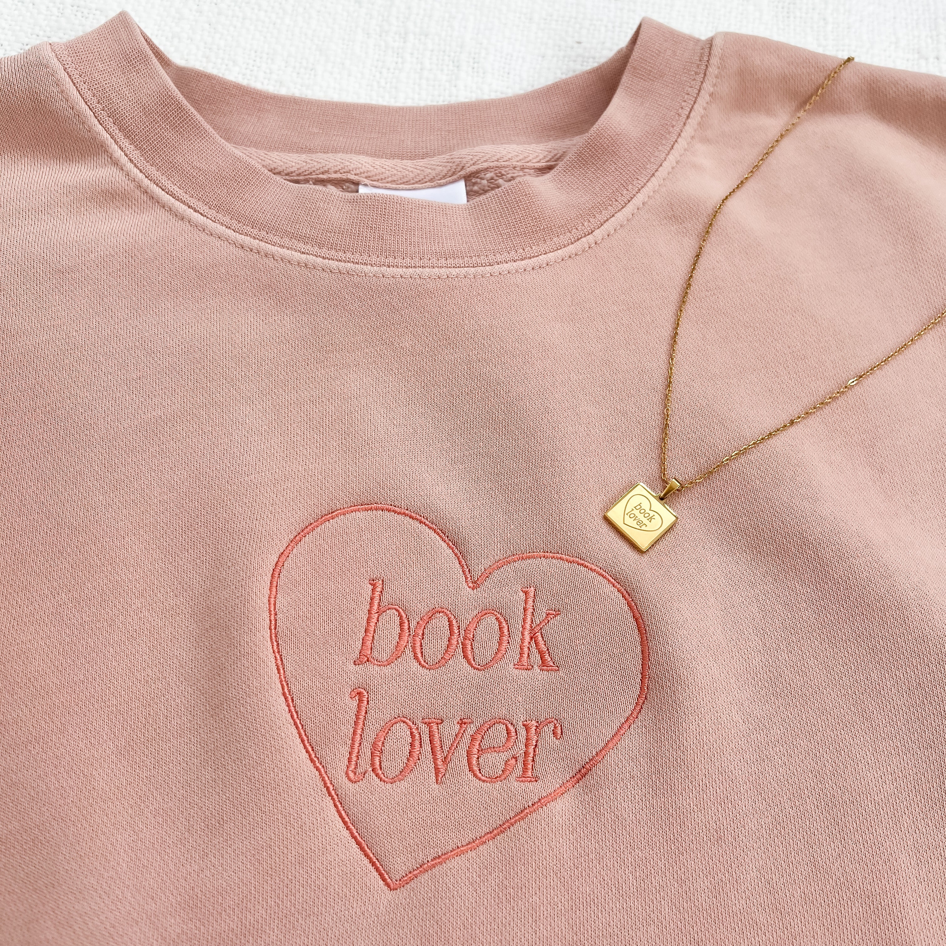 Book Lover Embroidered Sweatshirt - Image 2