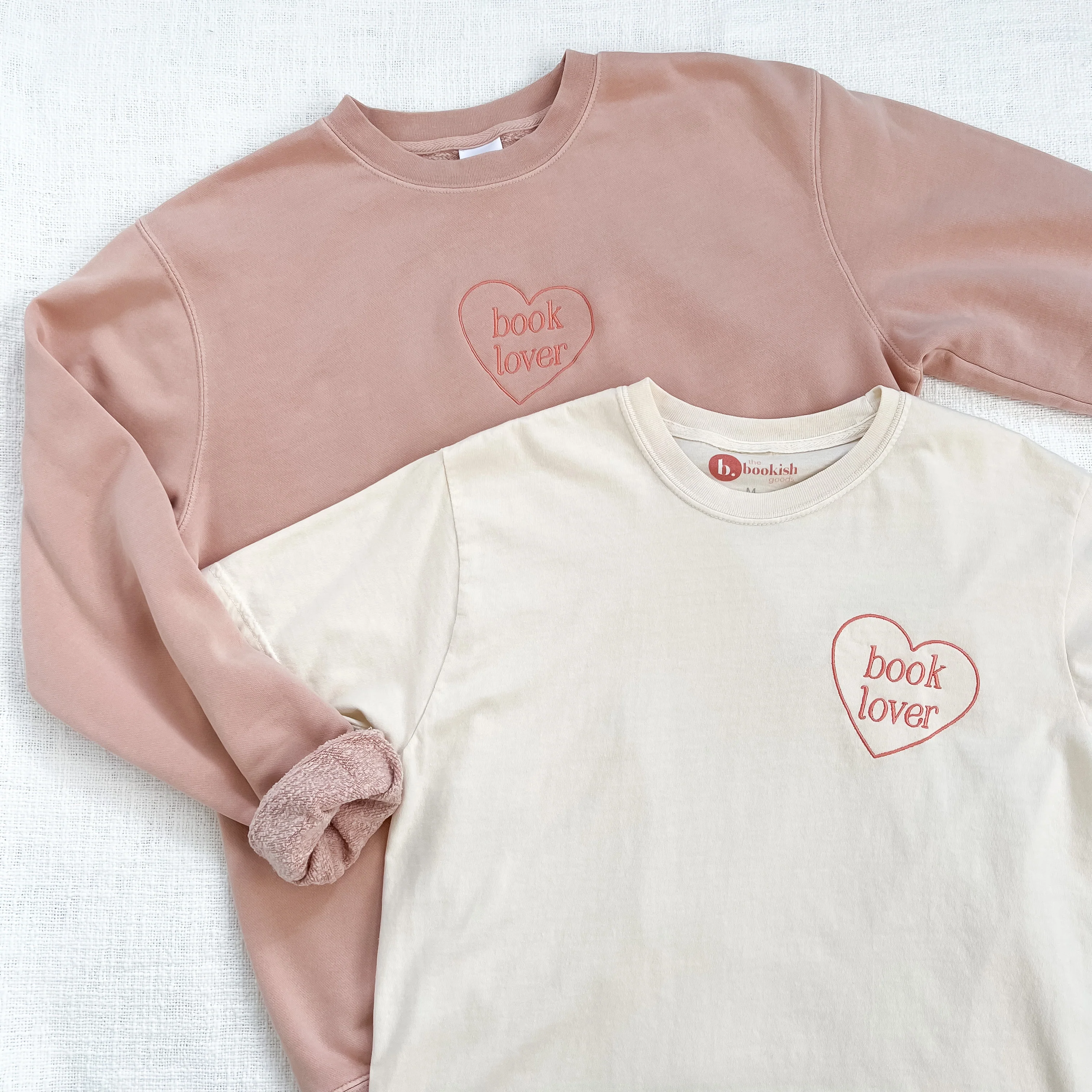 Book Lover Embroidered Tee - Image 3