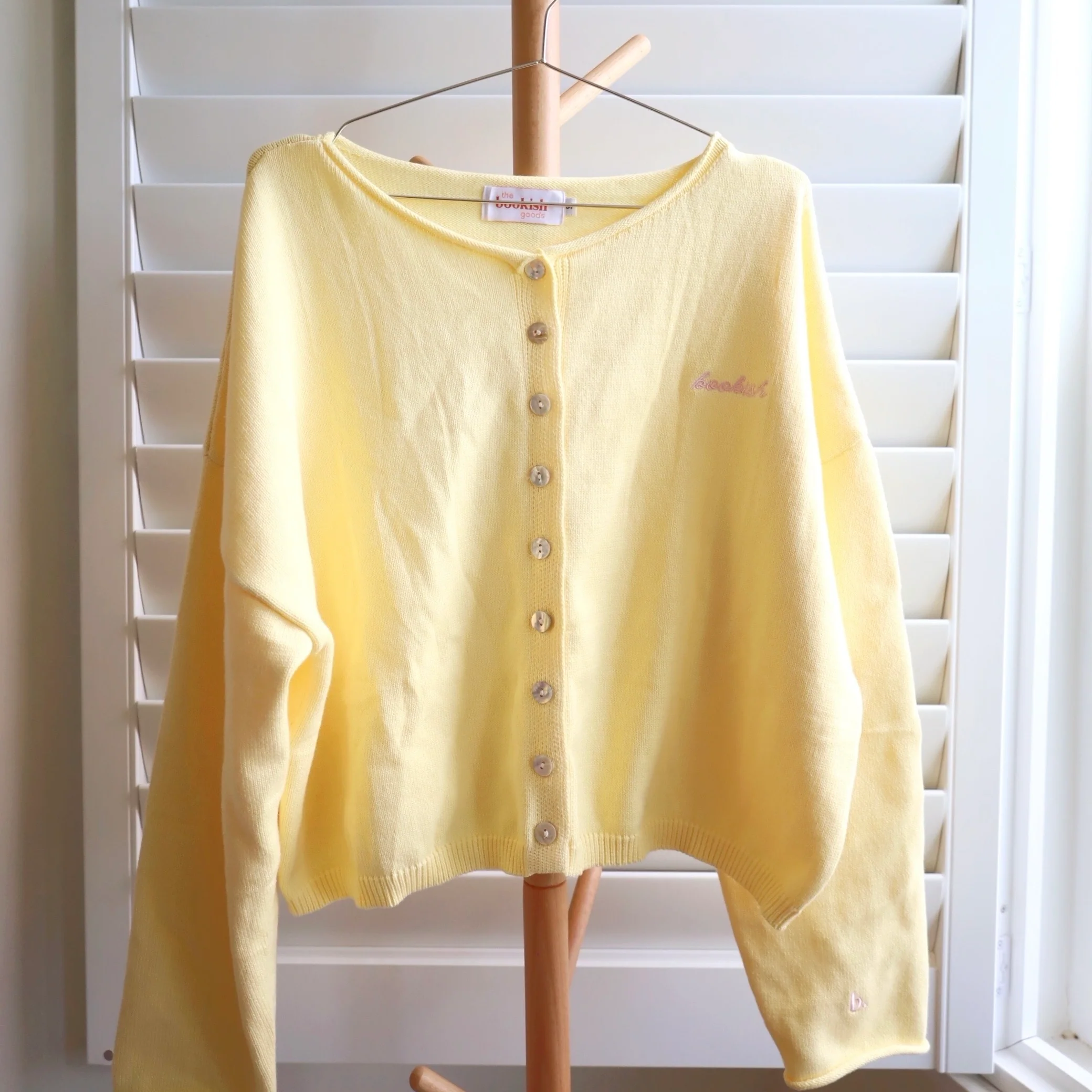 Bookish Cardigan - 100% Cotton